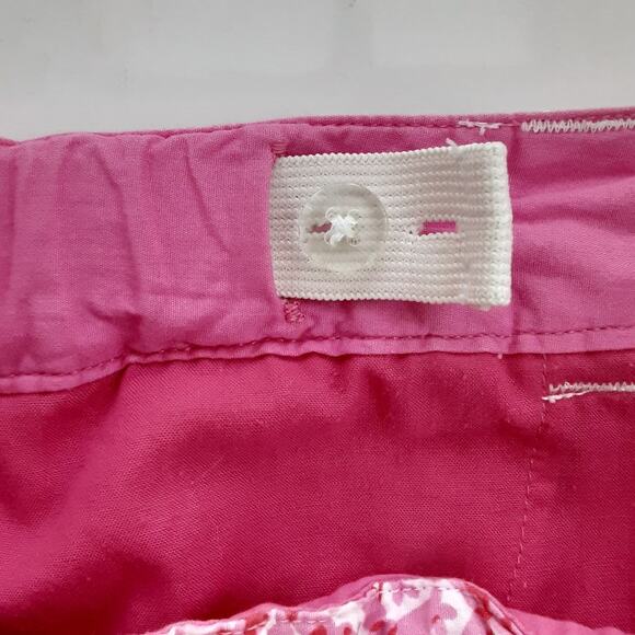 Lilly Pulitzer Mini Callahan Shorts Girls 10 Adjustable Waist Pink Fish Vintage - Picture 4 of 9